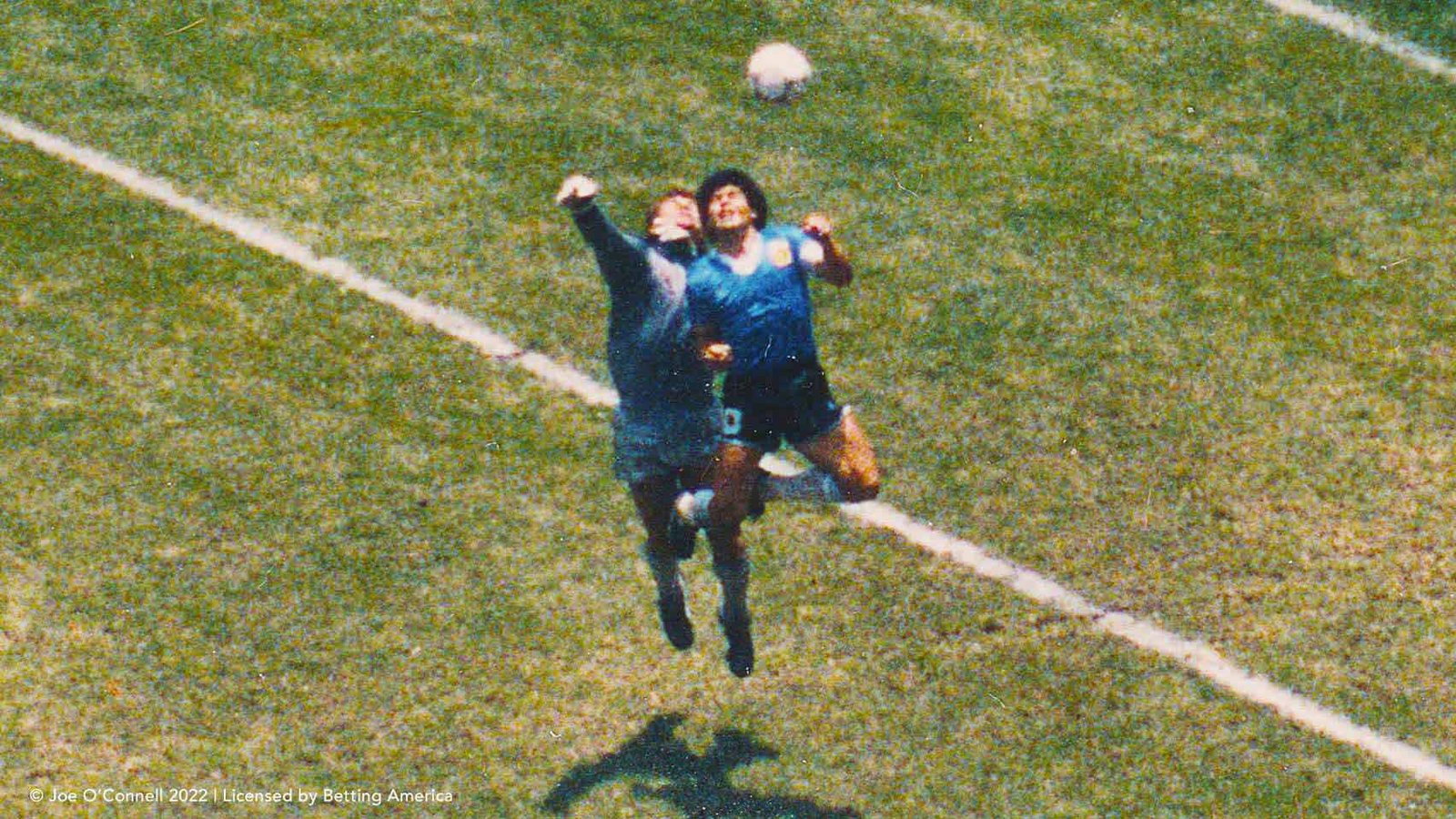 Long Lost Photo Of Maradona's Hand Of God Goal Discovered In Irish