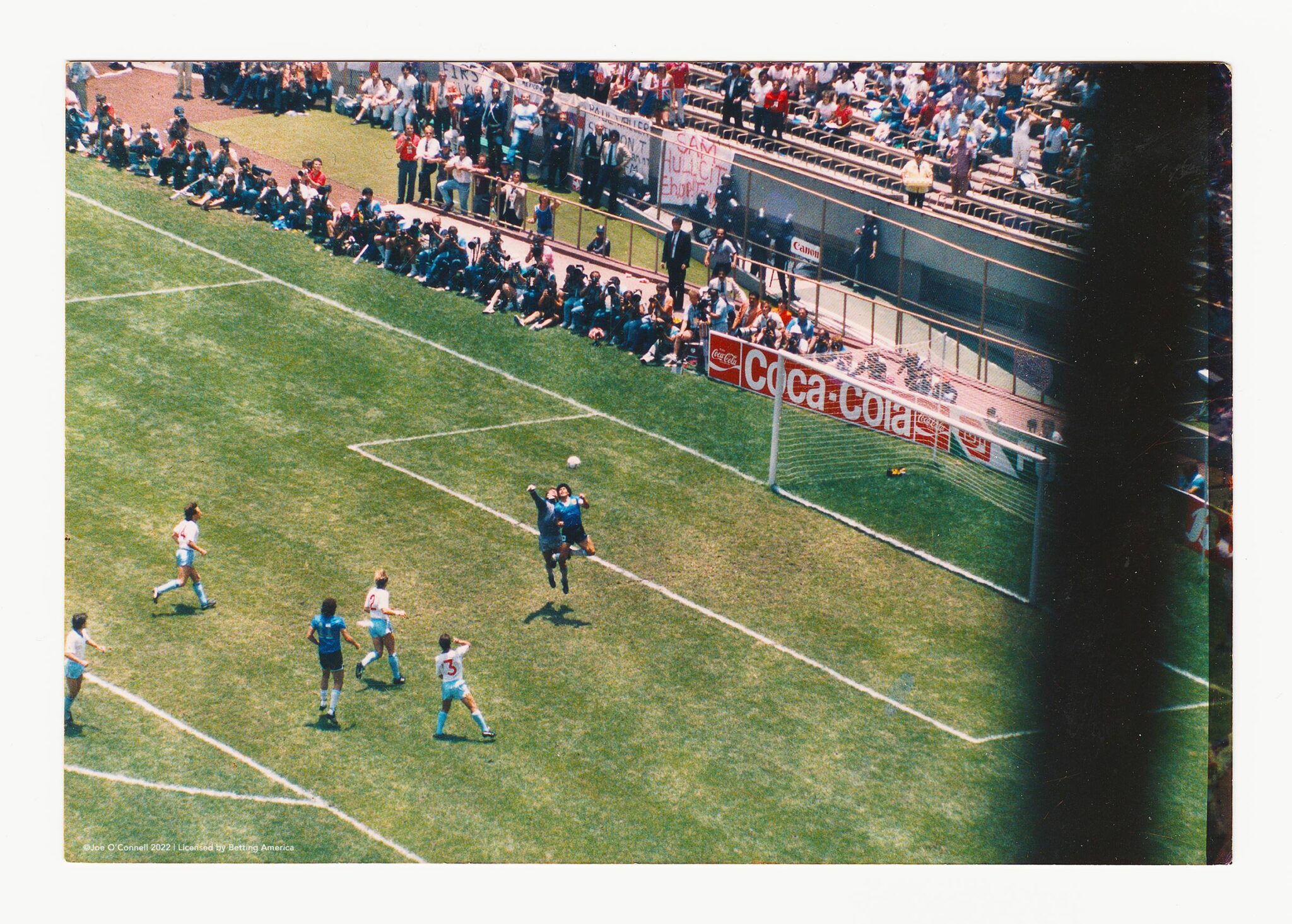 Long Lost Photo Of Maradona's Hand Of God Goal Discovered In Irish