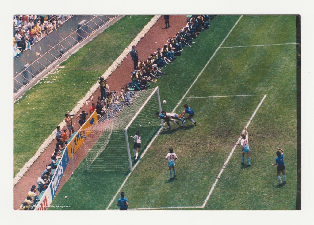Long Lost Photo Of Maradona's Hand Of God Goal Discovered In Irish